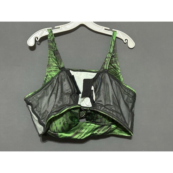 Cacique Breezy Palm 2pc Swim Set Bikini Top 44DD Skirted Bikini Bottom 22 - Picture 7 of 16